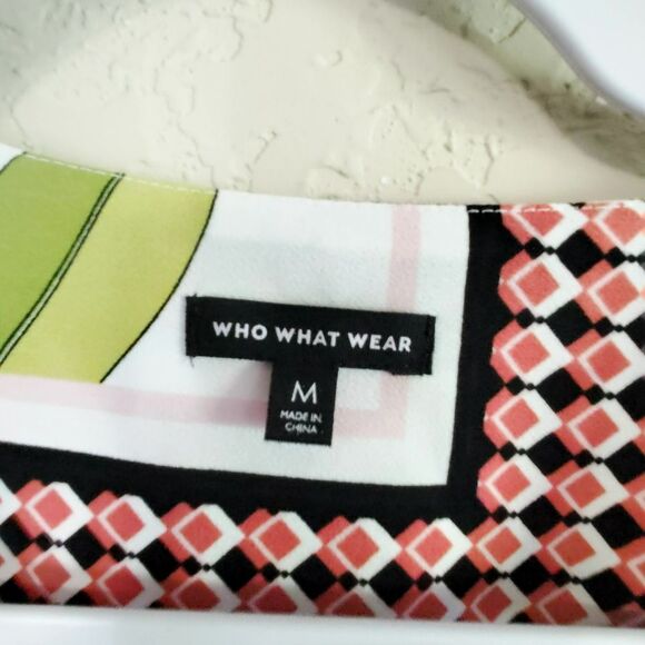 Who What Wear Wrap Maxi Dress Patchwork Floral Boho Cottagecore Medium - Picture 4 of 11